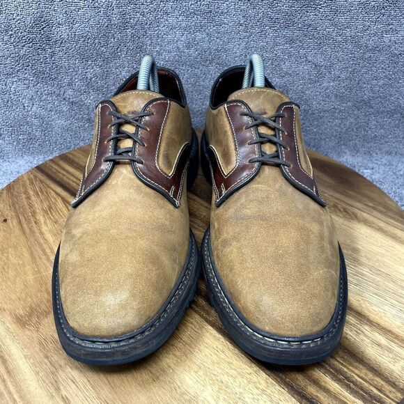 Allen Edmonds Berkshire Brown Nubuck Leather Oxford Shoes Men\'s Size 8.5 D main image 10
